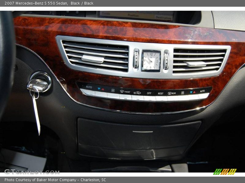 Black / Black 2007 Mercedes-Benz S 550 Sedan