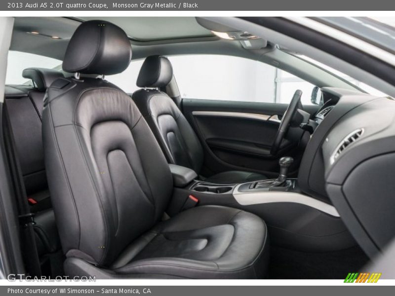 Monsoon Gray Metallic / Black 2013 Audi A5 2.0T quattro Coupe