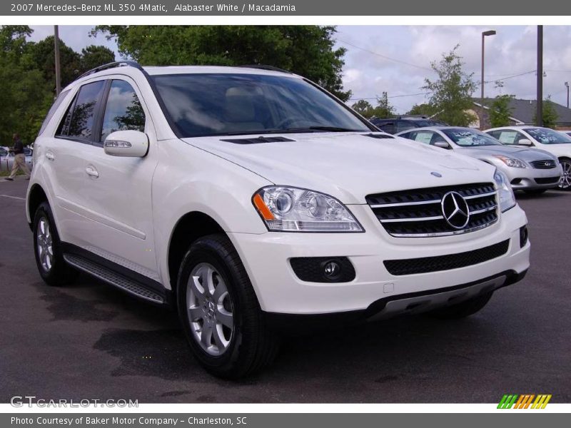 Alabaster White / Macadamia 2007 Mercedes-Benz ML 350 4Matic