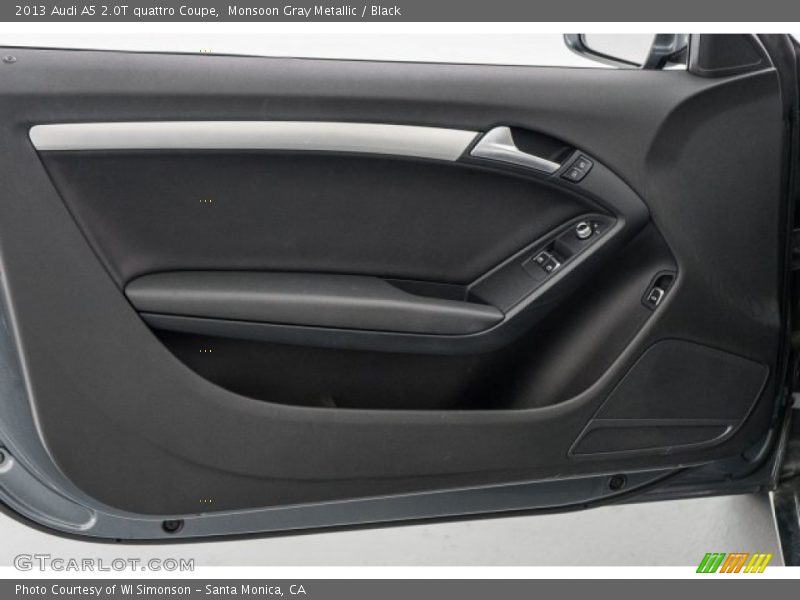 Monsoon Gray Metallic / Black 2013 Audi A5 2.0T quattro Coupe