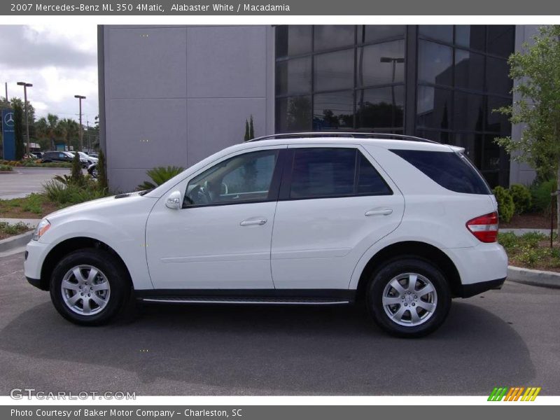 Alabaster White / Macadamia 2007 Mercedes-Benz ML 350 4Matic