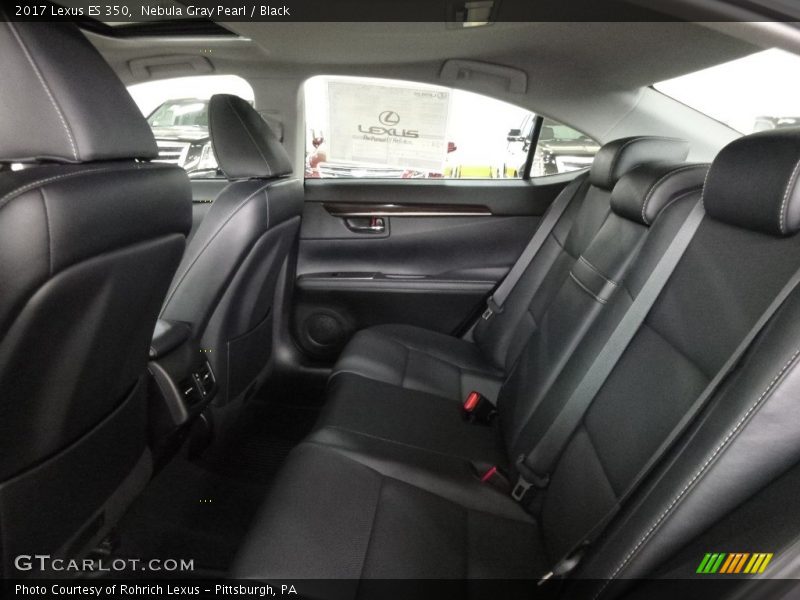 Nebula Gray Pearl / Black 2017 Lexus ES 350