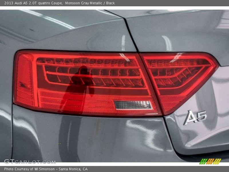 Monsoon Gray Metallic / Black 2013 Audi A5 2.0T quattro Coupe