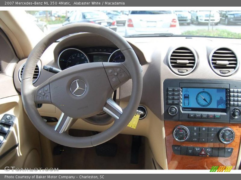 Alabaster White / Macadamia 2007 Mercedes-Benz ML 350 4Matic