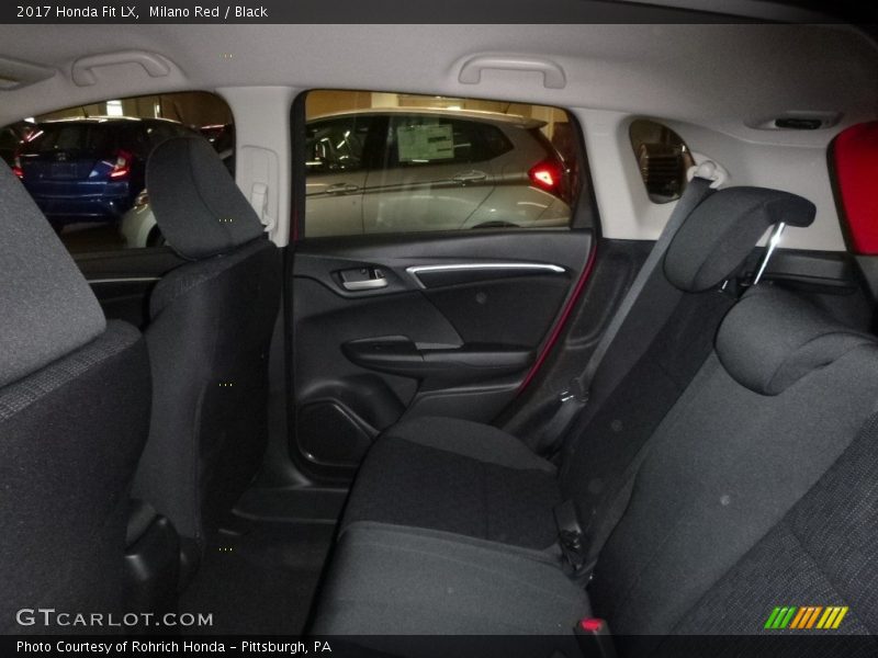 Milano Red / Black 2017 Honda Fit LX