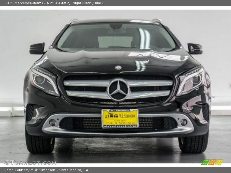Night Black / Black 2015 Mercedes-Benz GLA 250 4Matic
