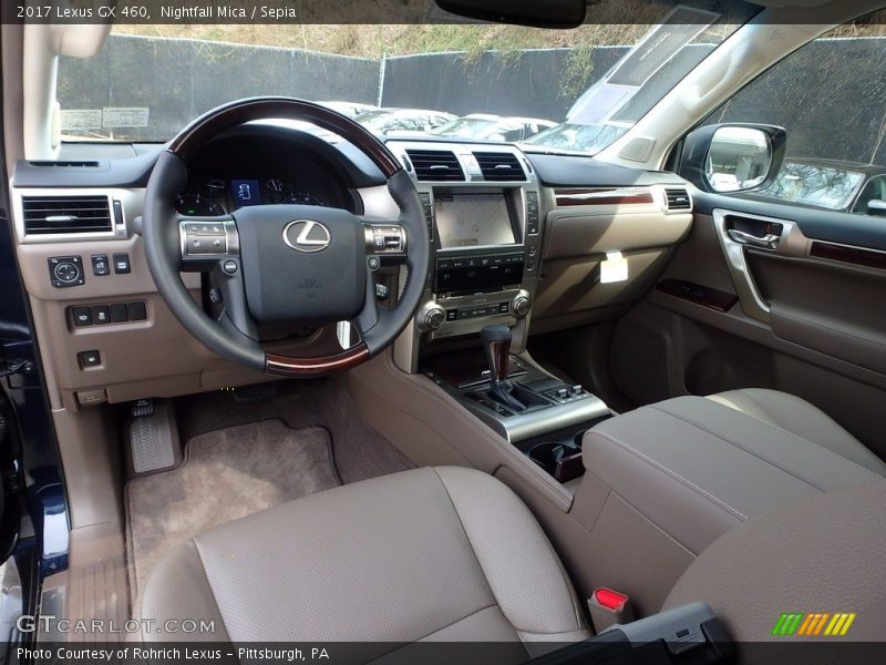 Nightfall Mica / Sepia 2017 Lexus GX 460