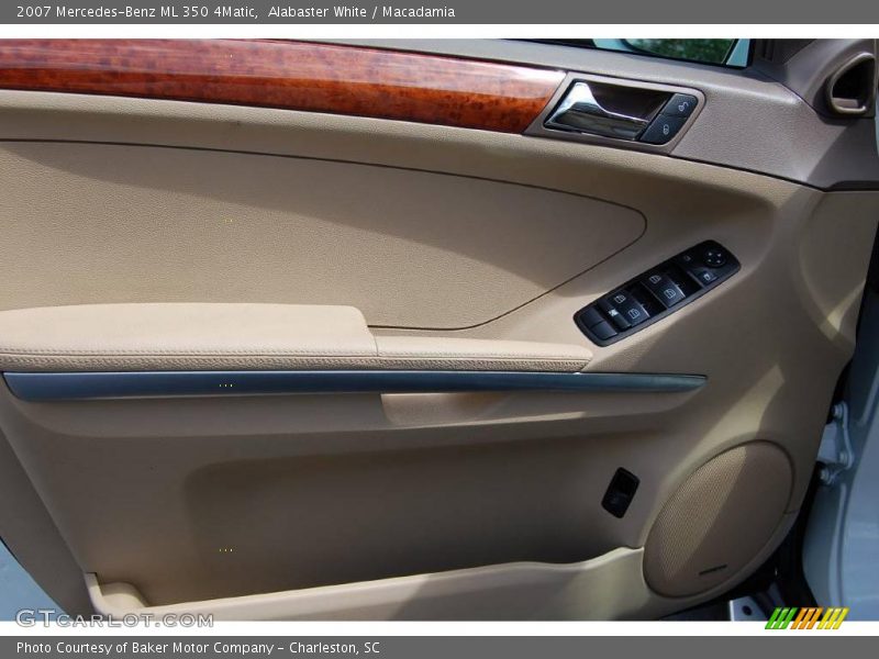 Alabaster White / Macadamia 2007 Mercedes-Benz ML 350 4Matic