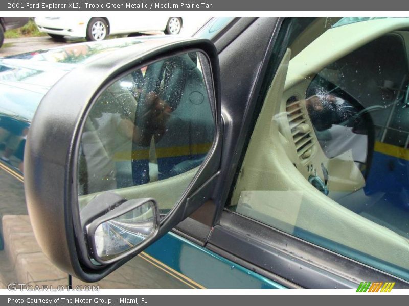 Tropic Green Metallic / Medium Prairie Tan 2001 Ford Explorer XLS