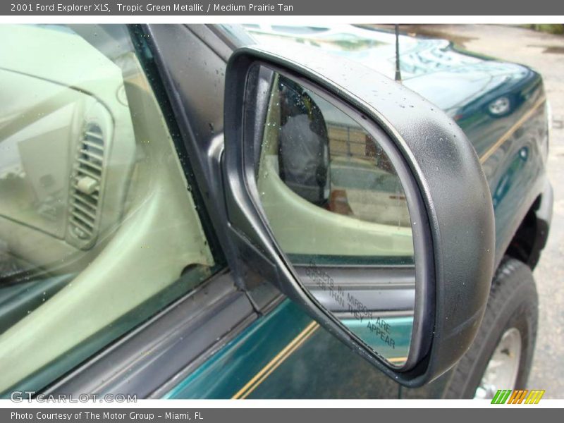 Tropic Green Metallic / Medium Prairie Tan 2001 Ford Explorer XLS