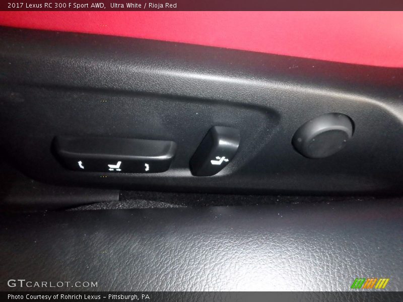 Ultra White / Rioja Red 2017 Lexus RC 300 F Sport AWD