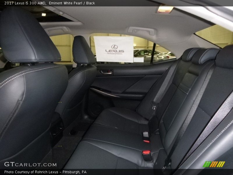 Eminent White Pearl / Black 2017 Lexus IS 300 AWD