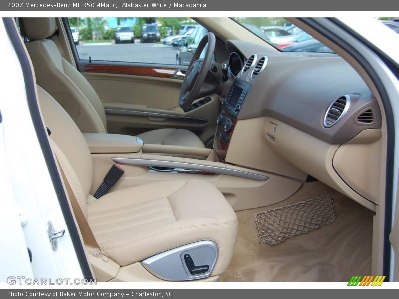 Alabaster White / Macadamia 2007 Mercedes-Benz ML 350 4Matic
