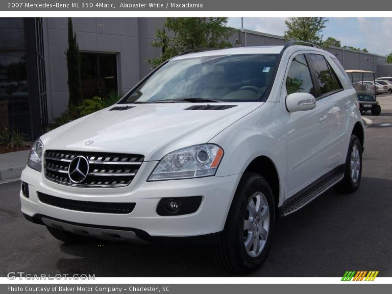 Alabaster White / Macadamia 2007 Mercedes-Benz ML 350 4Matic