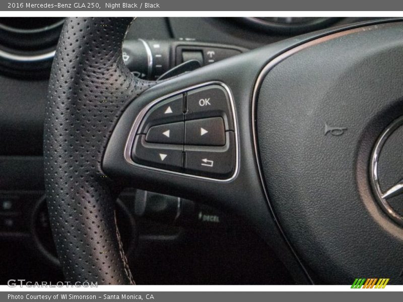 Night Black / Black 2016 Mercedes-Benz GLA 250