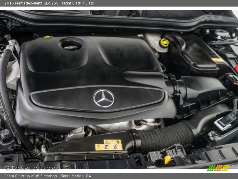 Night Black / Black 2016 Mercedes-Benz GLA 250