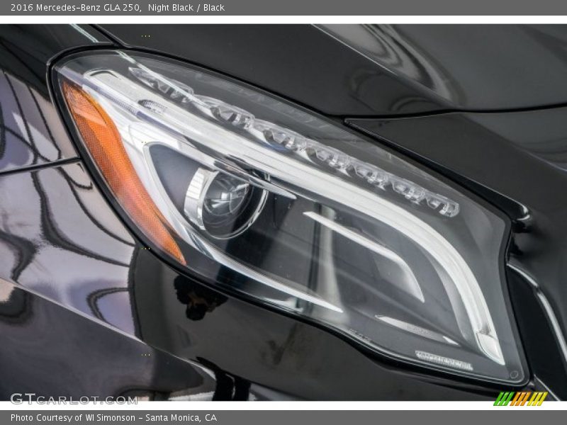 Night Black / Black 2016 Mercedes-Benz GLA 250