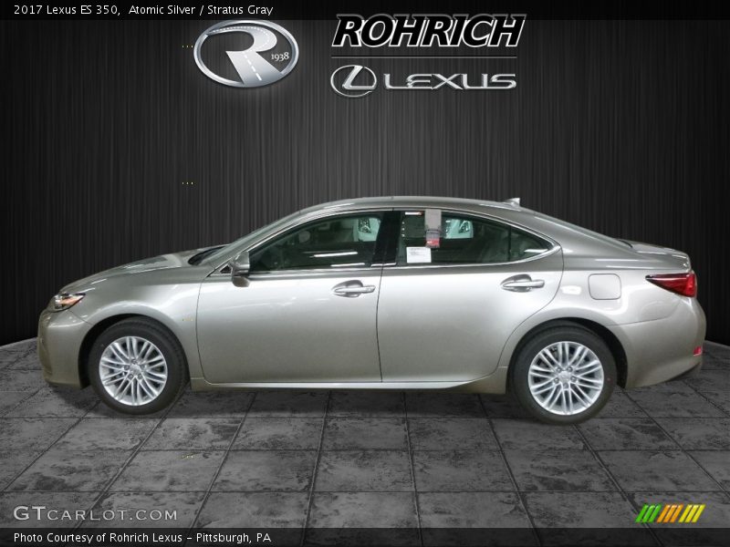 Atomic Silver / Stratus Gray 2017 Lexus ES 350