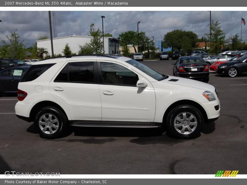 Alabaster White / Macadamia 2007 Mercedes-Benz ML 350 4Matic