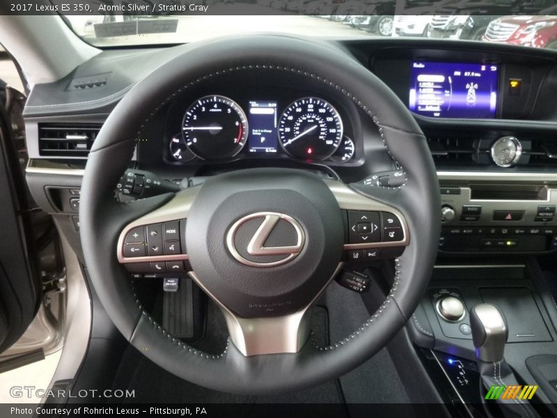 Atomic Silver / Stratus Gray 2017 Lexus ES 350
