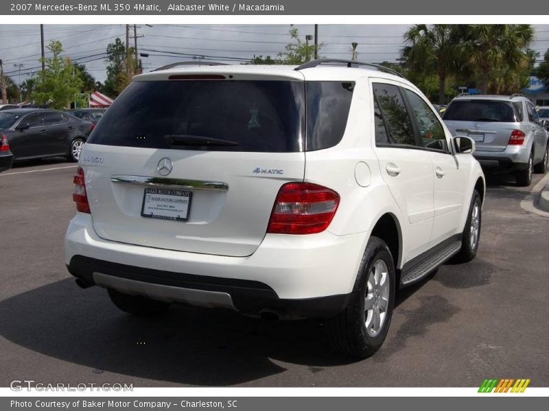 Alabaster White / Macadamia 2007 Mercedes-Benz ML 350 4Matic