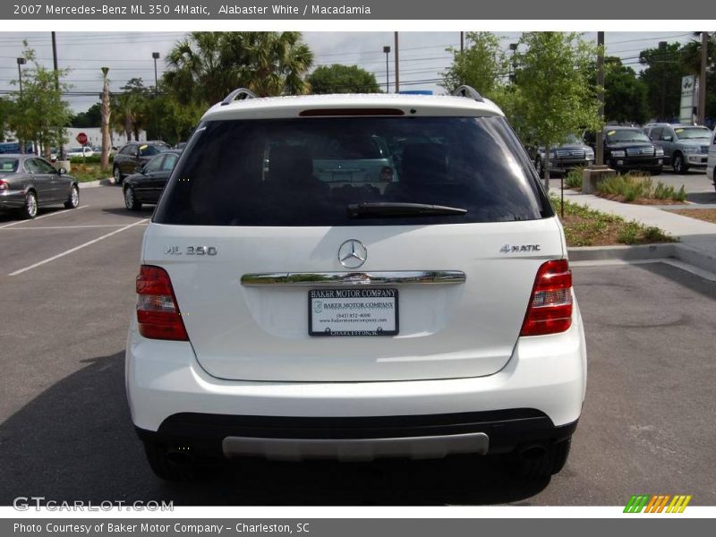 Alabaster White / Macadamia 2007 Mercedes-Benz ML 350 4Matic