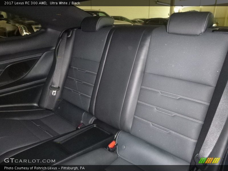 Rear Seat of 2017 RC 300 AWD