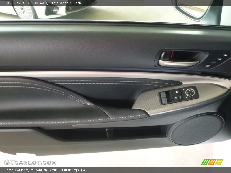 Ultra White / Black 2017 Lexus RC 300 AWD