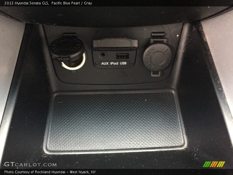 Pacific Blue Pearl / Gray 2013 Hyundai Sonata GLS