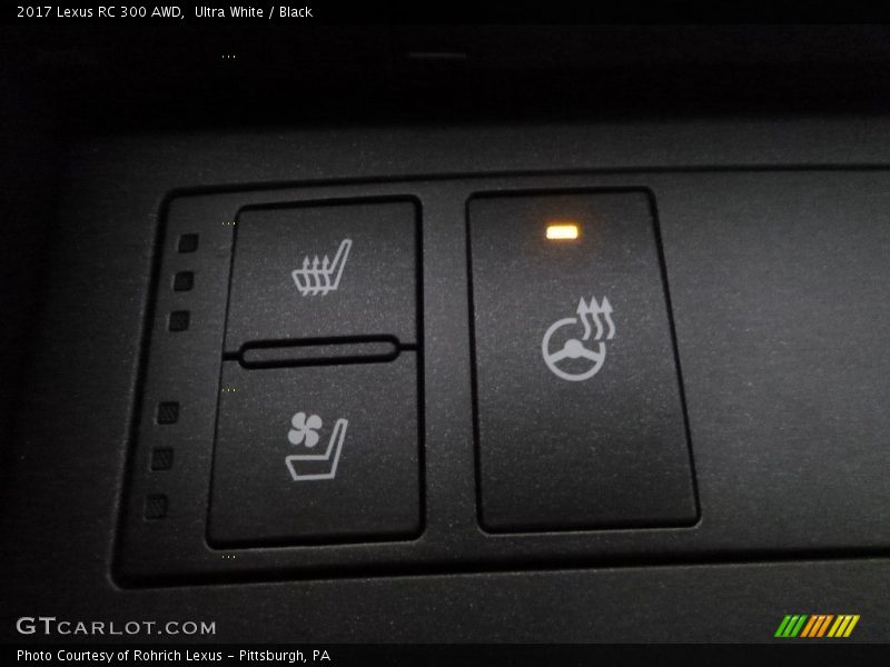 Ultra White / Black 2017 Lexus RC 300 AWD