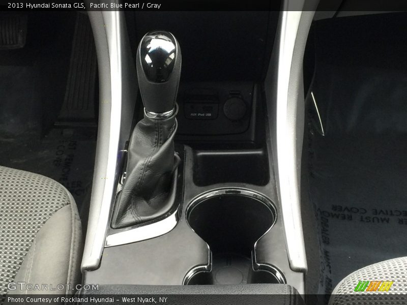 Pacific Blue Pearl / Gray 2013 Hyundai Sonata GLS