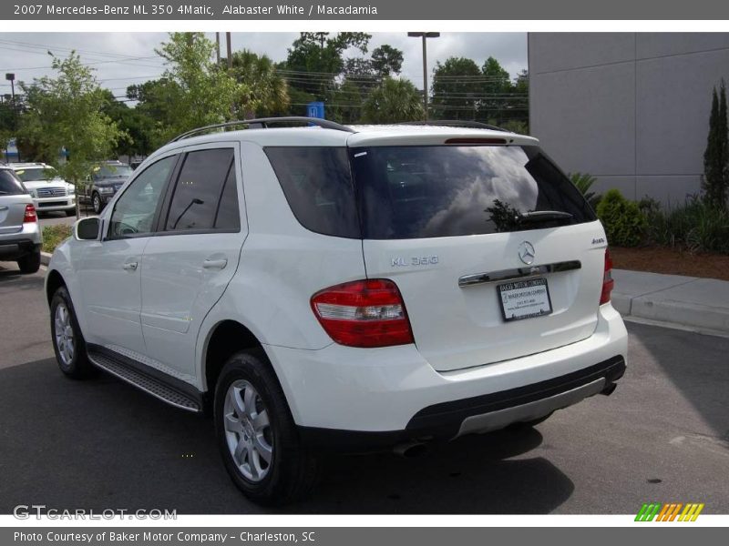 Alabaster White / Macadamia 2007 Mercedes-Benz ML 350 4Matic