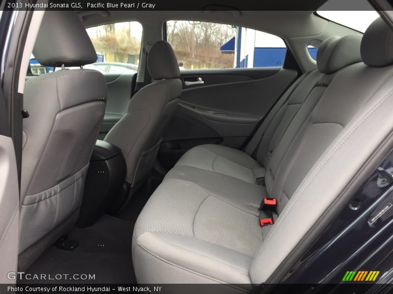 Pacific Blue Pearl / Gray 2013 Hyundai Sonata GLS