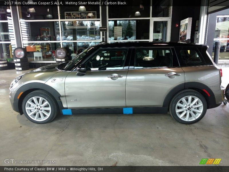 Melting Silver Metallic / Carbon Black 2017 Mini Clubman Cooper S ALL4