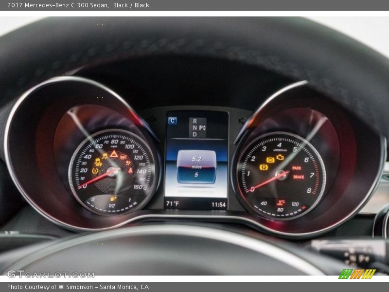 Black / Black 2017 Mercedes-Benz C 300 Sedan