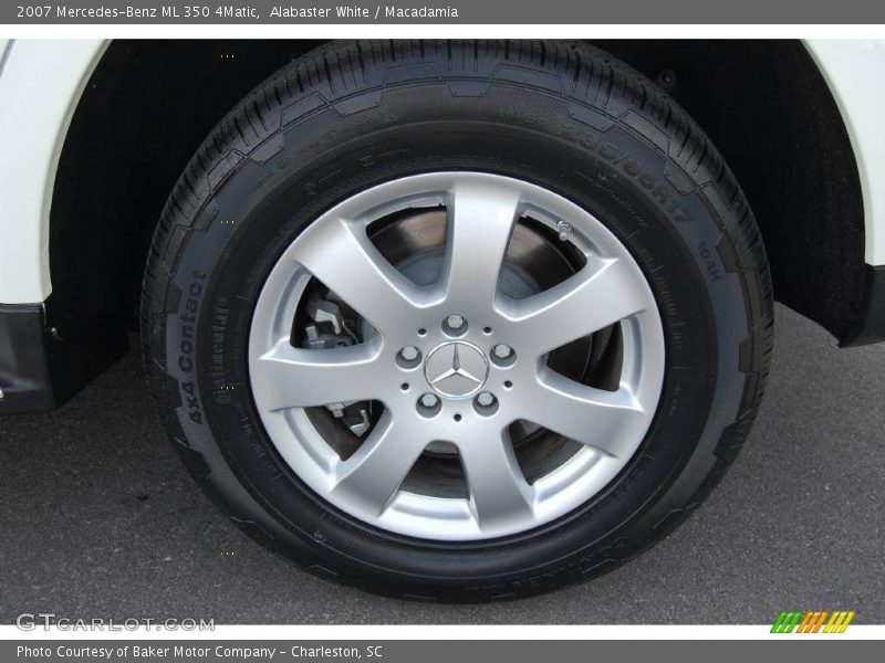 Alabaster White / Macadamia 2007 Mercedes-Benz ML 350 4Matic