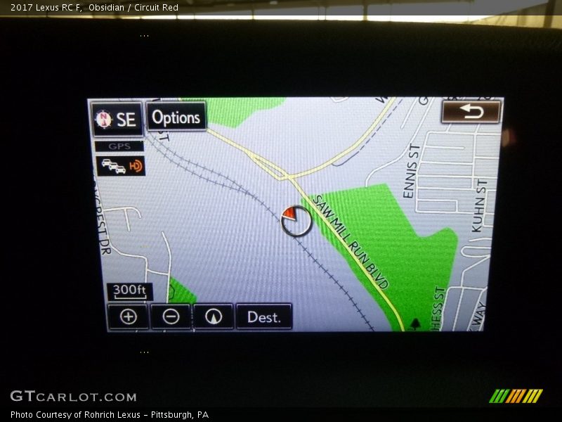 Navigation of 2017 RC F
