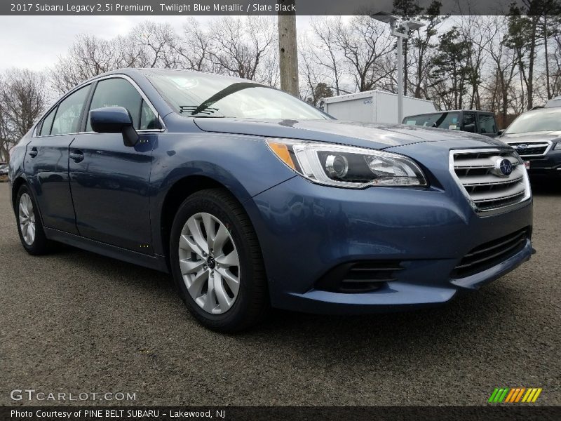 Twilight Blue Metallic / Slate Black 2017 Subaru Legacy 2.5i Premium