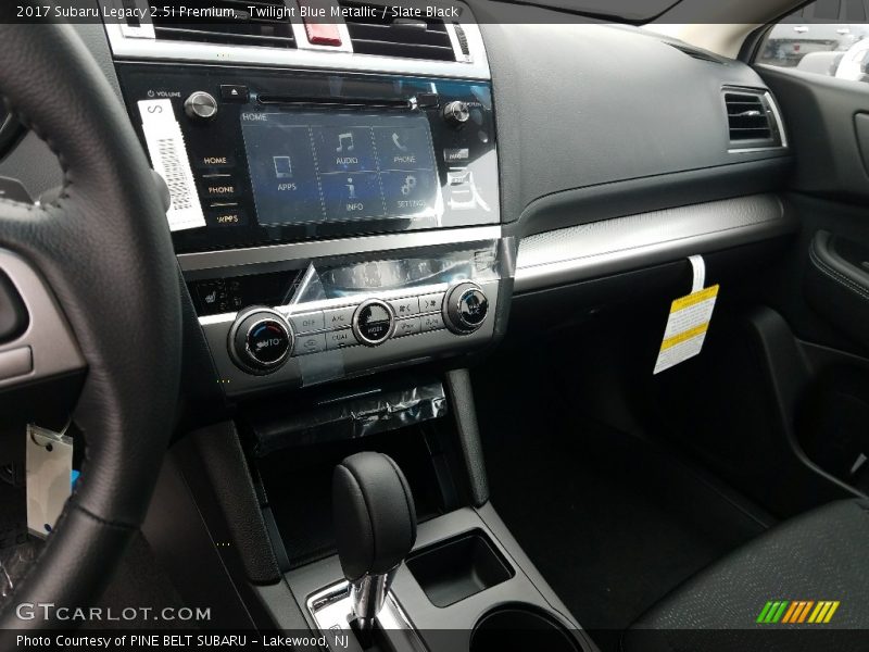 Twilight Blue Metallic / Slate Black 2017 Subaru Legacy 2.5i Premium