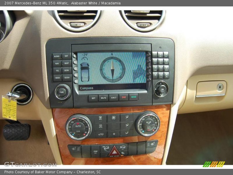 Alabaster White / Macadamia 2007 Mercedes-Benz ML 350 4Matic