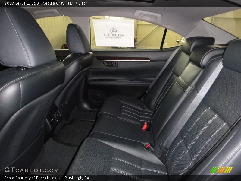 Nebula Gray Pearl / Black 2017 Lexus ES 350