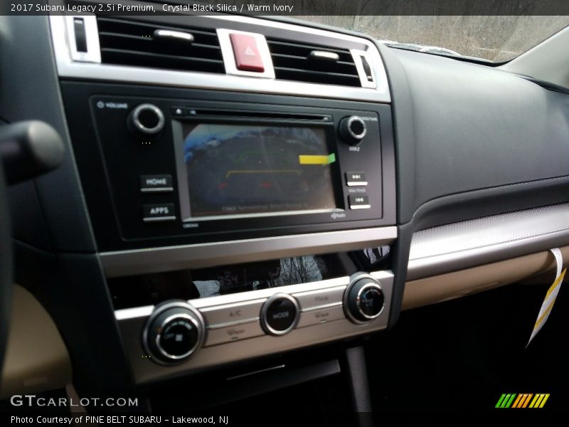 Crystal Black Silica / Warm Ivory 2017 Subaru Legacy 2.5i Premium