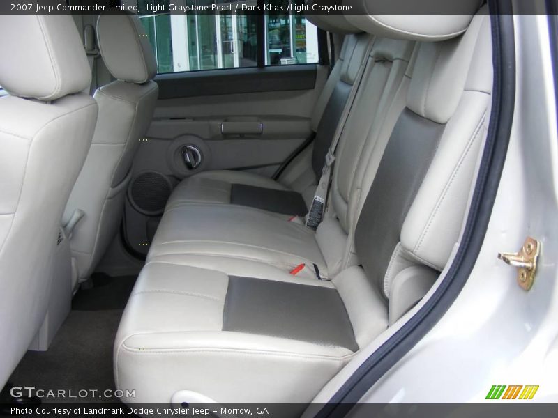 Light Graystone Pearl / Dark Khaki/Light Graystone 2007 Jeep Commander Limited