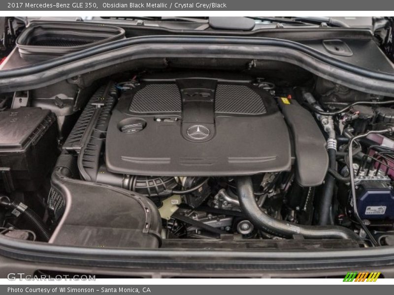 Obsidian Black Metallic / Crystal Grey/Black 2017 Mercedes-Benz GLE 350