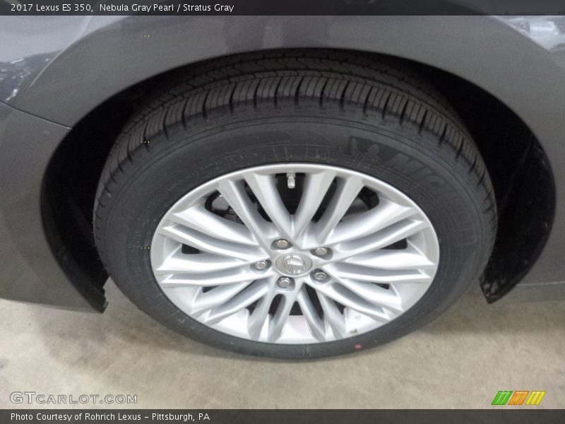 Nebula Gray Pearl / Stratus Gray 2017 Lexus ES 350
