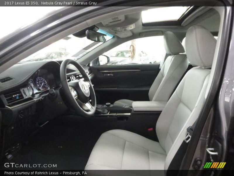 Nebula Gray Pearl / Stratus Gray 2017 Lexus ES 350