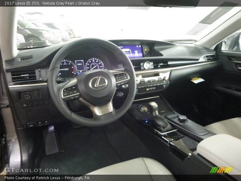 Nebula Gray Pearl / Stratus Gray 2017 Lexus ES 350