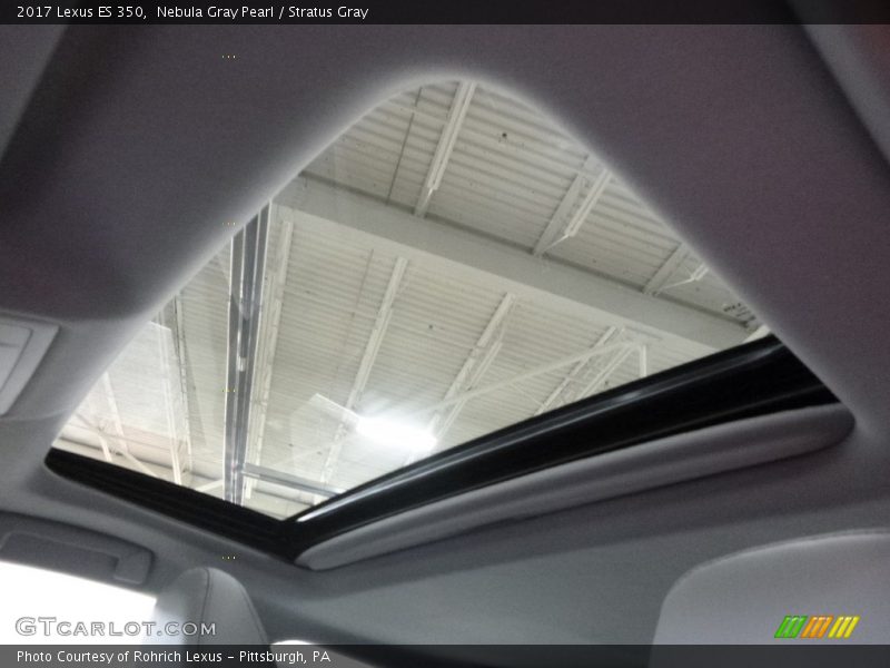 Nebula Gray Pearl / Stratus Gray 2017 Lexus ES 350