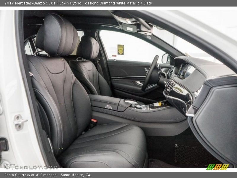 designo Diamond White Metallic / Black 2017 Mercedes-Benz S 550e Plug-In Hybrid