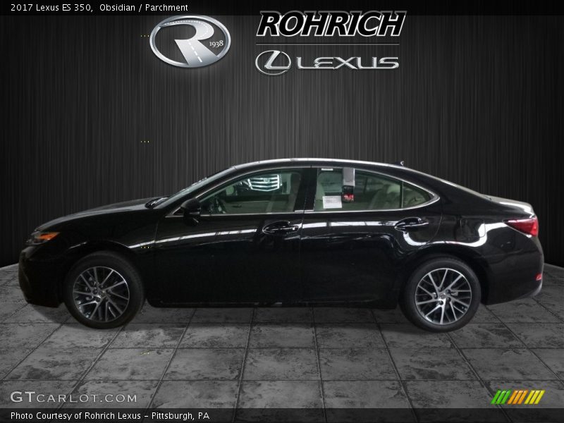Obsidian / Parchment 2017 Lexus ES 350